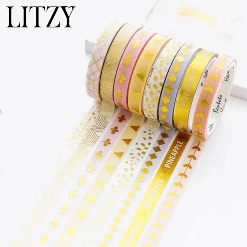 

4Pcs/lot Pineapple Flamingo Washi Tape Set DIY Decor Scrapbooking Sticker Masking Paper Decoration Tape Adhesive School Supplies