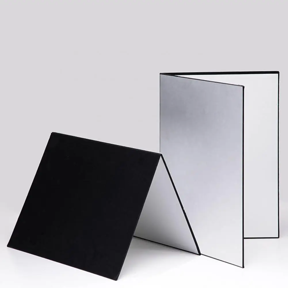 Photography Reflector A4 Light Double-sided Multi-purpose 3-in-1 Folding Diffuser Board for Still Life