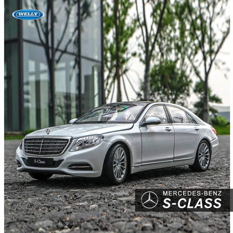 Модель автомобиля welly 1:24 модель из металлического сплава Классическая Benz S500