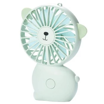 

Mini Handheld Fan, Mini Cat Rechargeable Portable USB Powered for Office Room Outdoor Household Traveling