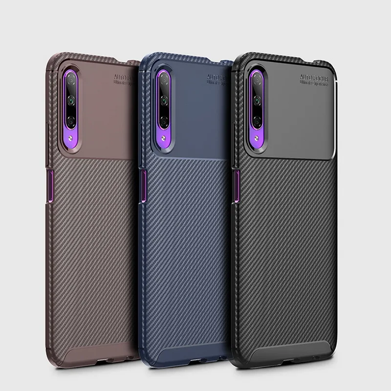 NOWAL Retro Matte Carbon Fiber Case For Huawei Mate 20 X P20 Pro P10 Lite Mate10 Y9 2019 Y6 Honor 8X 10 9 7A Soft Silicon Cover |