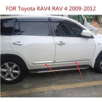 

Car accessories ABS car body side moldings side door decoration FOR Toyota RAV4 RAV 4 2009-2012 Car styling