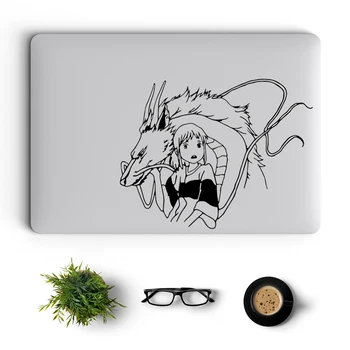 

Spirited Away White Dragon Laptop Sticker for Macbook Decal Pro 16" Air Retina 11 12 13 14 15 inch Vinyl Mac Book Notebook Skin