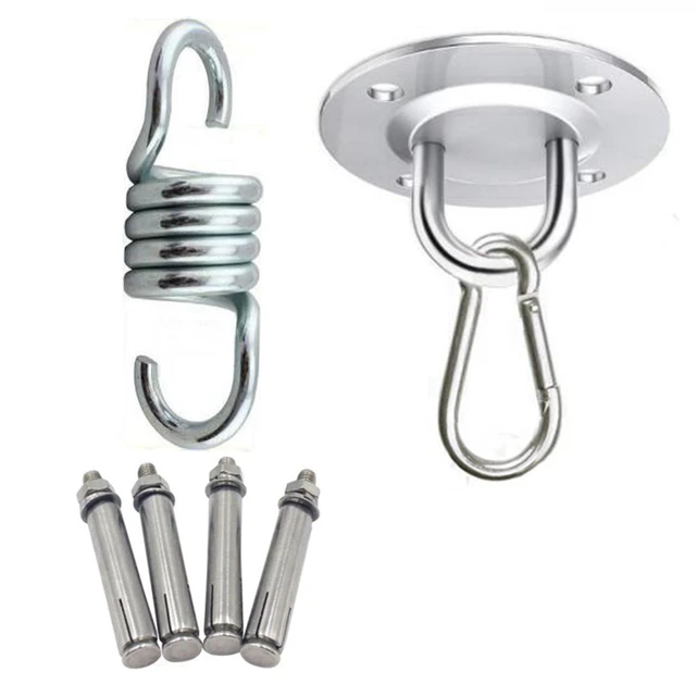 Hammock Bracket Suspension Hook Sex Swing Hanger Buckle Ceiling Mount Kit Accessories For Hanging Chair Gym Fitness Aerial Yoga combination H