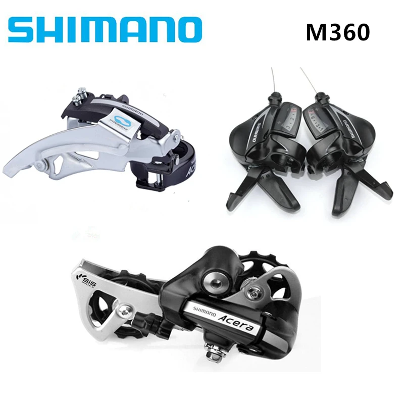 Acera M360 3x8 скоростные велосипедные переключатели M360 Group Set SL M360 рычаг переключения FD M360 велосипед передний переключатель RD M360