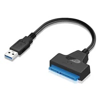 ל sata כבל USB 3.0 ל SATA כבל High Speed ​​הילוכים 2.5 / 3.5 PUO88 ממיר כונן HDD SSD קשיחים (3)