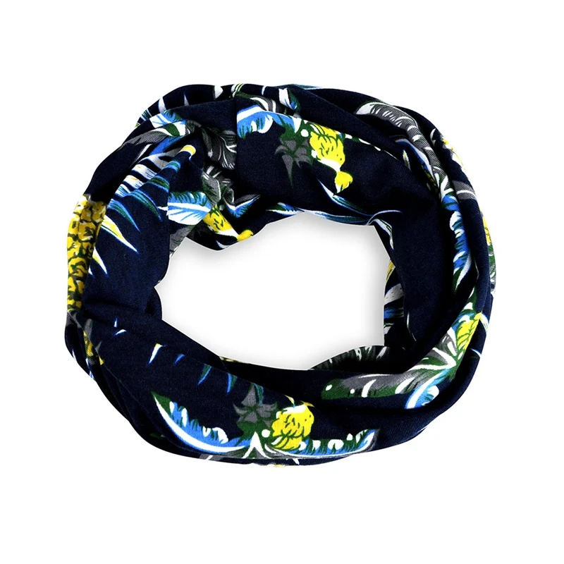 Быстросохнущие кепки для бега головной шарф летний Ананас листья напечатаны солнцезащитный легкий шарф платок наголовники шарф