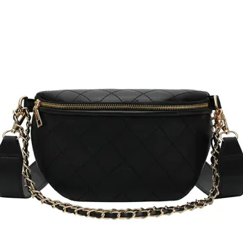 

Korean Versatile Women's Shoulder Bag Crossbody Chain Rhombic Multi-functional Waist Bag Chest Bag New Fashion Coin Wallet 2020