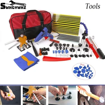 

Car Dent Repair Tool with Dent Repair Slide Hammer and Glue Gun Tool Car Dent Repair Balance Bridge Hail Pit Repair Tool Set