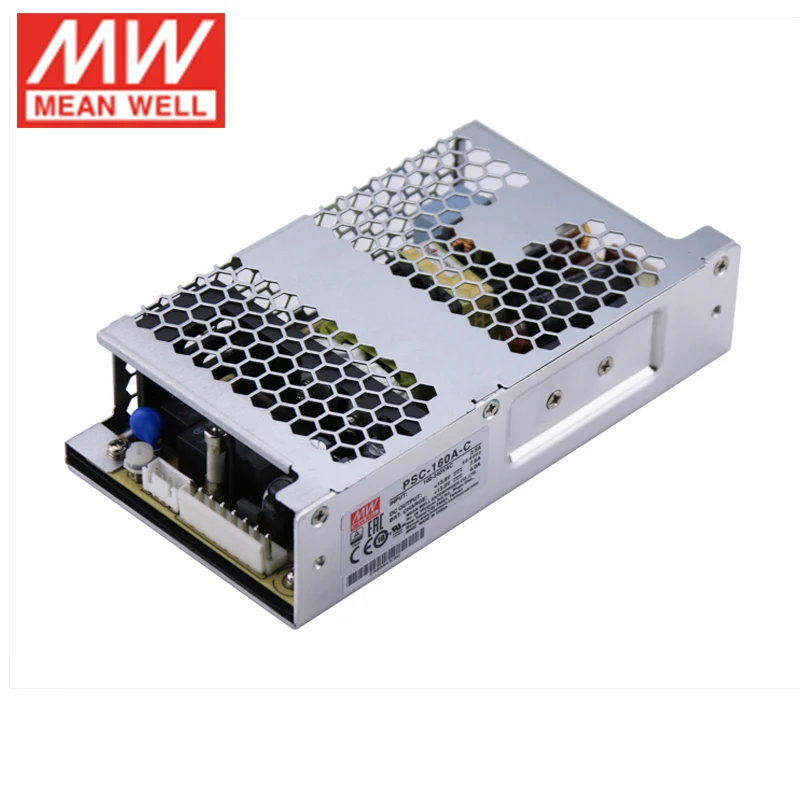 MEAN WELL PSC-160A-C 160 Вт импульсный источник питания 13,8 В 13,8 В DC 7.6A 4A закрытый тип с чехлом зарядное устройство(функция UPS