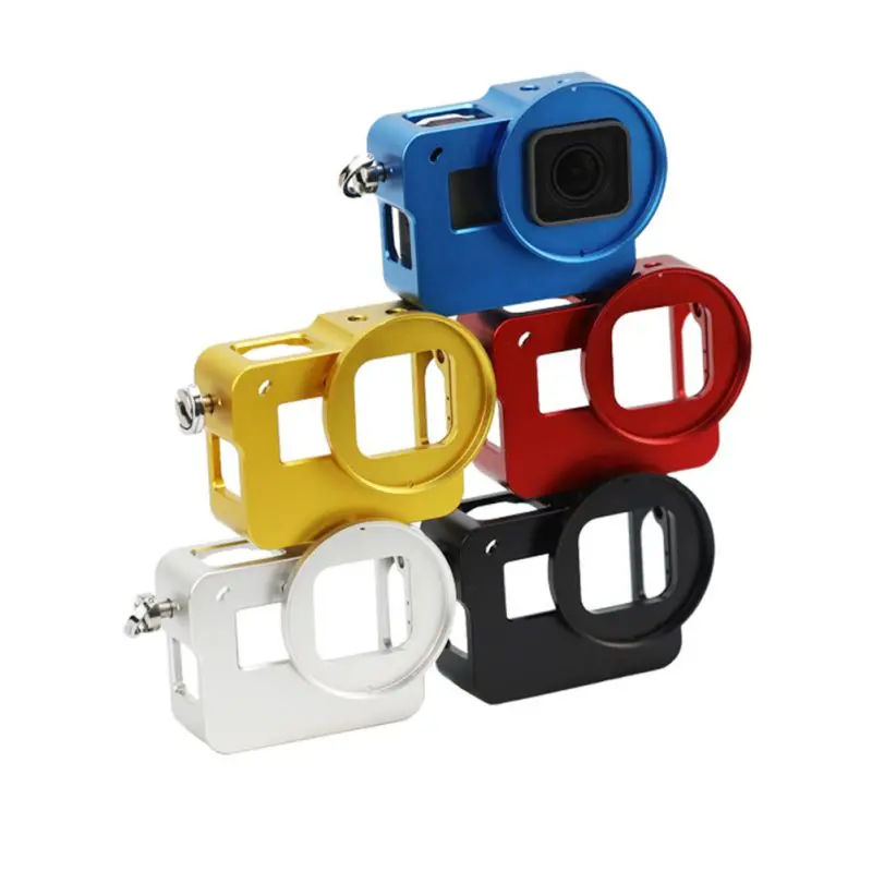 Высший сорт чехол для алюминиевого сплава корпус для GoPro HERO 5 6 Экшн камеры защитный чехол