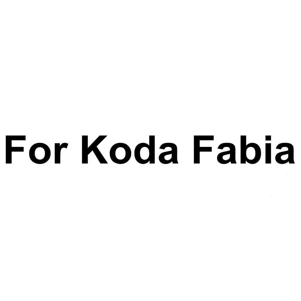 Koda Fabia 210T универсальные чехлы для автомобиля для защиты от снега, солнца, дождя, пыли, мороза, черного цвета для skoda octavia yeti rapid fabia - Название цвета: Koda Fabia