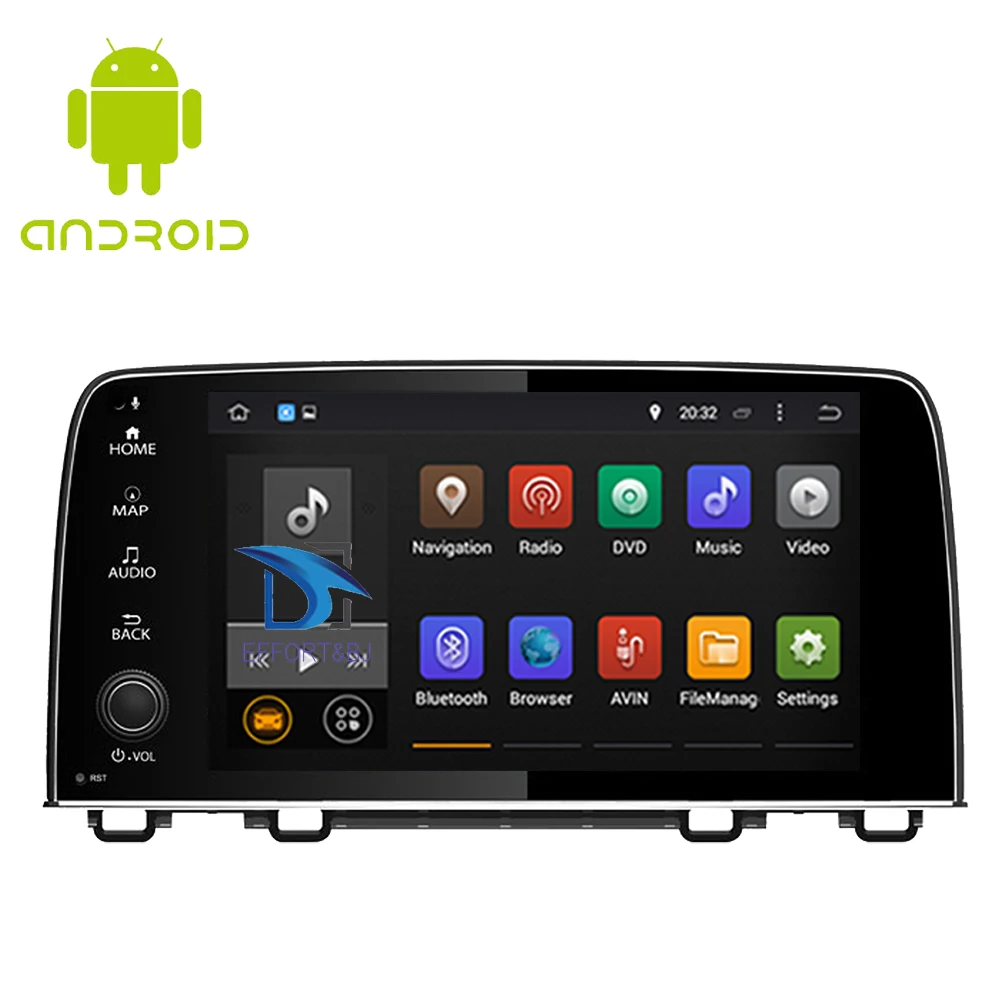 9 &quotAndroid автомобильный радиоприемник стерео мультимедийный DVD-плеер для HONDA CRV