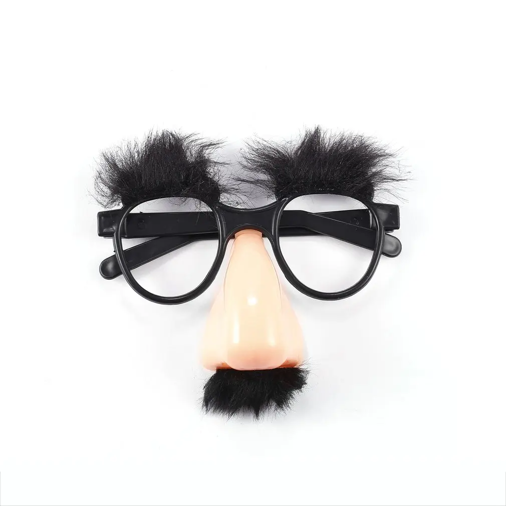 

Hot1Pcs Fake Nose Eyebrow Mustache Clown Fancy Dress up Costume Props Fun Party Favor Glasses WholesaleNew Hot Selling SP99