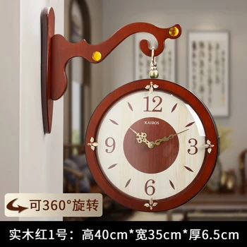 

Kitchen Vintage Wall Clock Modern Design Silent Wood Wall Clocks Home Decor Living Room Kids Vintage Montre Murale Wall Watch
