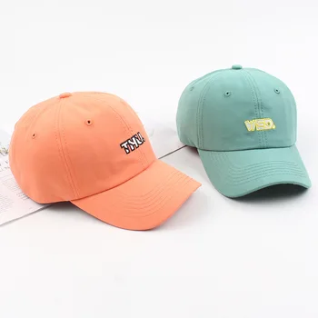 

1PCS NEW Streetwear Caps Candy-color Hat Unisex Gorras Embroidery Letter Men's Baseball Cap Chapeu Outdoor Cap Snapback Sun Hat
