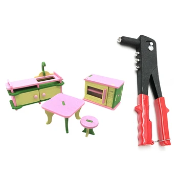 

2 Set Baby Wooden Dollhouse Furniture Dolls House Miniature Child Play Toys Gifts 5 & 7