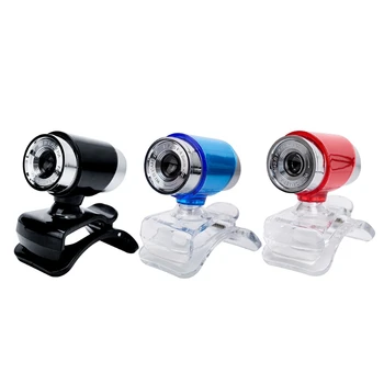 

720P USB Webcam Built-in Microphone Computer Live Broadcast Web Camera Office Video Conference Laptop Clamp Cam