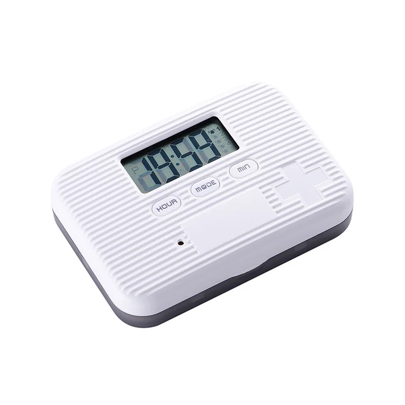 6 Grid Pill Box Medicine Storage Box Electronic Timing Reminder Medicine Boxes Alarm Timer Pills Organizer Pill Cases Travel