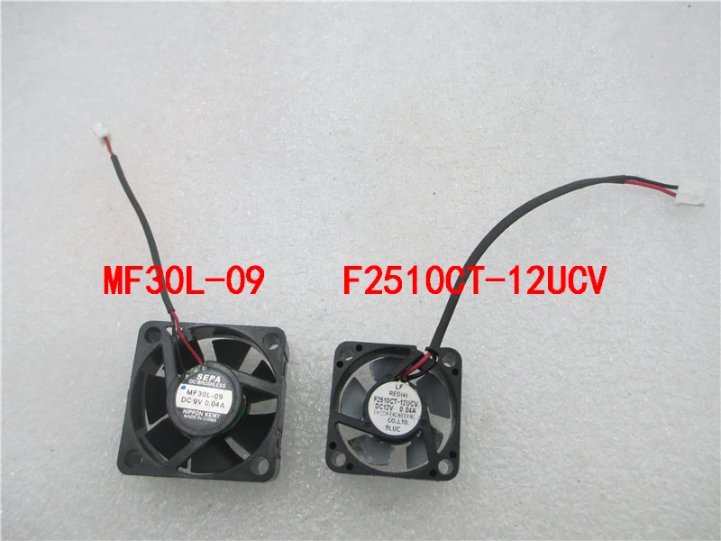 3 шт. вентилятор для MF30L-09 3010 30X30X10 мм 9В 0.04A F2510CT-12UCV 2510 25X25X10 12V | Компьютеры и офис