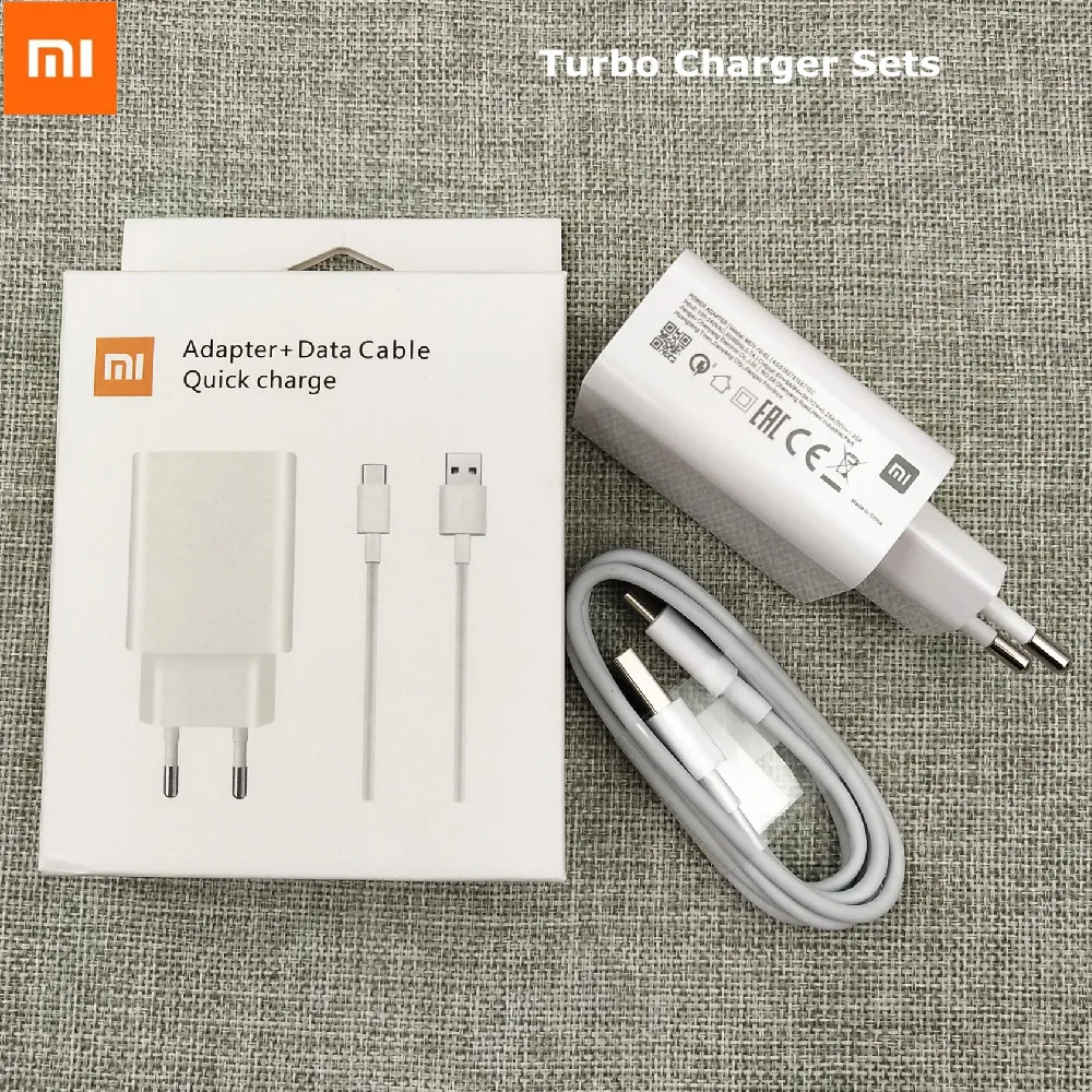 Зарядное устройство Xiaomi с турбонаддувом USB вилка европейского стандарта 27 Вт