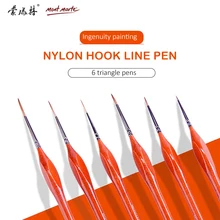 Высококачественная мягкая миниатюрная ручка-закладка, супер тонкая Акварельная кисть для рисования, гуашь, масляная краска, щетка Ar