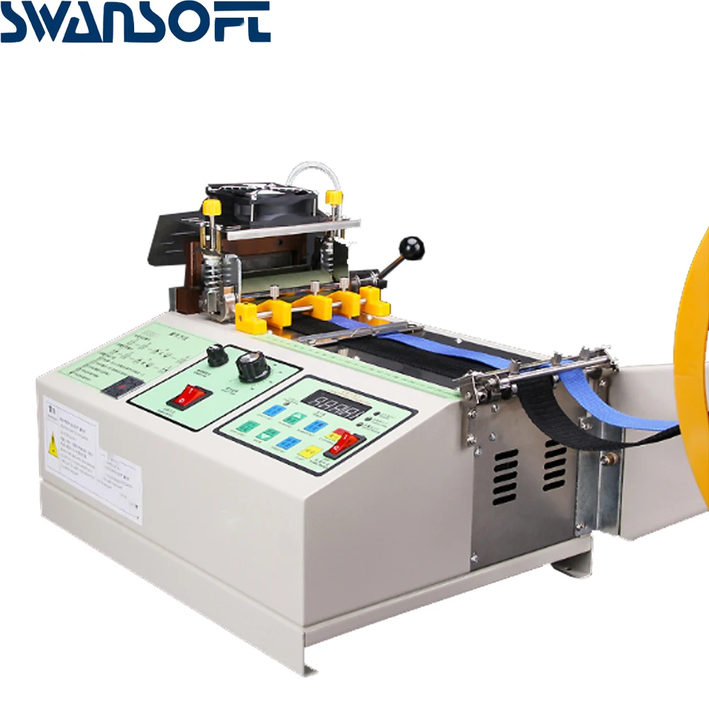  Automatic computer cutting machine 988T hot cutting machine webbing cutting elastic band Velcro cut