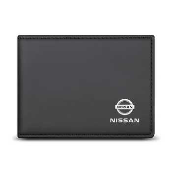 

Leather Driver's License Leather Case Motor Vehicle Driving Passport Cover Credit Id Card Wallet Holder Tarjetero For nissan
