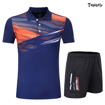 

2020 Badminton T-shirt casual tennis jerseys table tennis top shirts shorts Women/Men shirt Badminton sets pingpong exercise