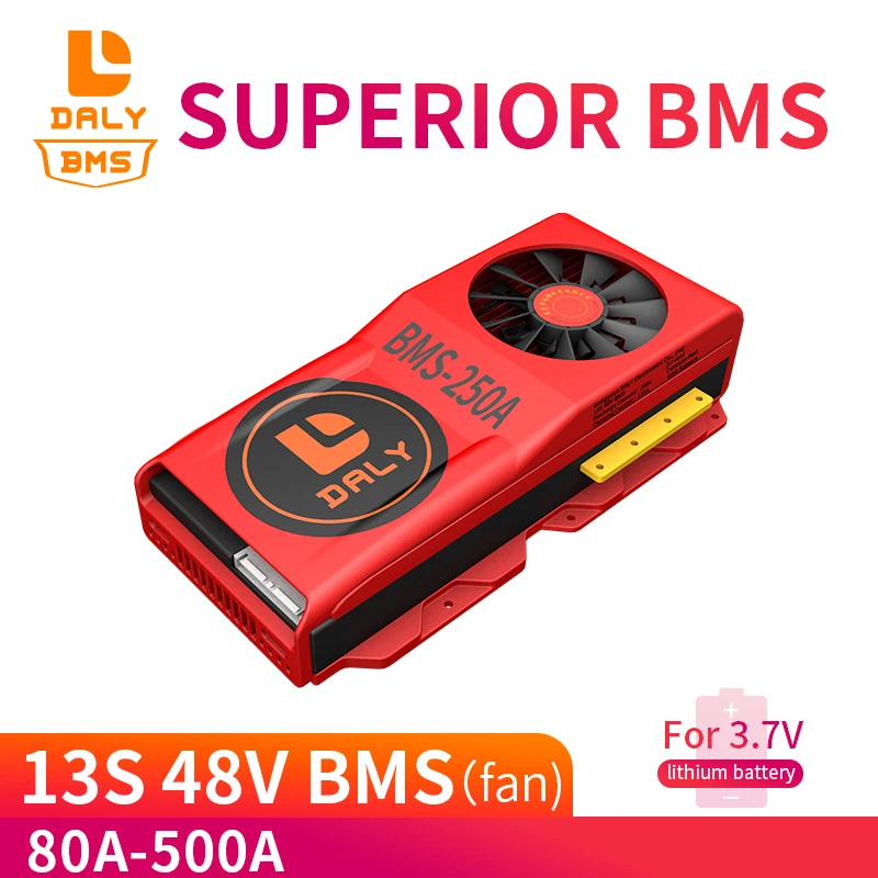 3 7 V 13S 80A 500A 48V PCB BMS 36V для 18650 LiNCM литий ионный аккумулятор с сбалансированным ионным