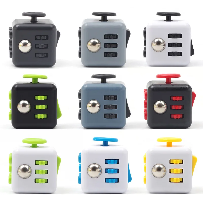 Decompression Dice Anti-irritability and Anxiety Relief Device Decompression Magic Cube Finger Tip Toy