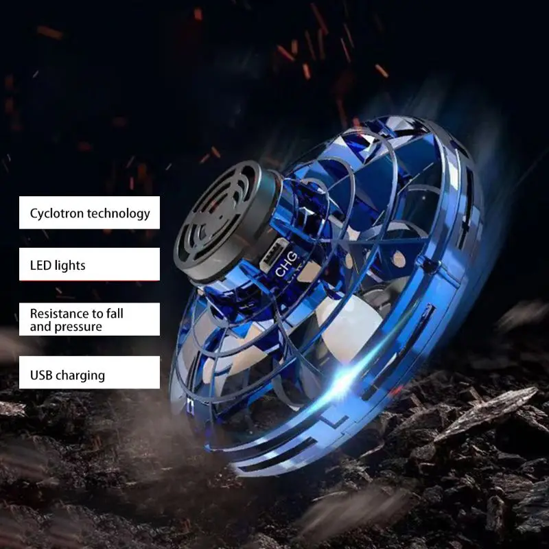 Самые лучшие детские Дрон Fly Nova Спиннер 360 ° Поворотная зарядка через USB тормозной