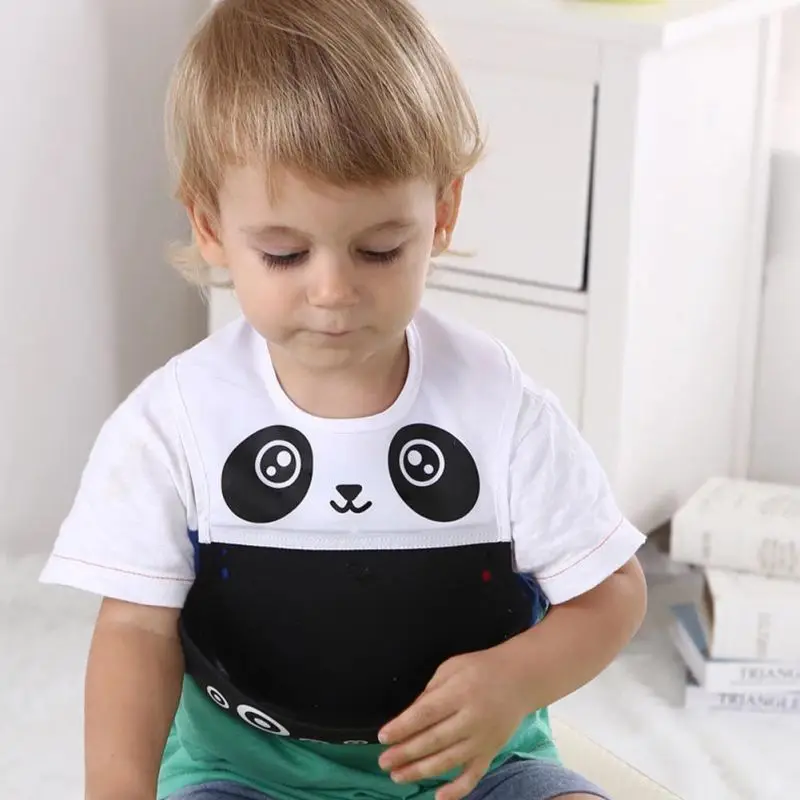 Hilittlekids мультфильм Bibsborn мальчик девочка водоотталкивающий нагрудник силиконовый детское полотенце-Слюнявчик