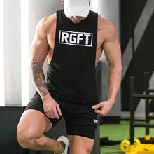 Летний Стиль, Спортивные Повседневные майки из чистого хлопка, Мужская дышащая майка без рукавов для бега, мужской жилет