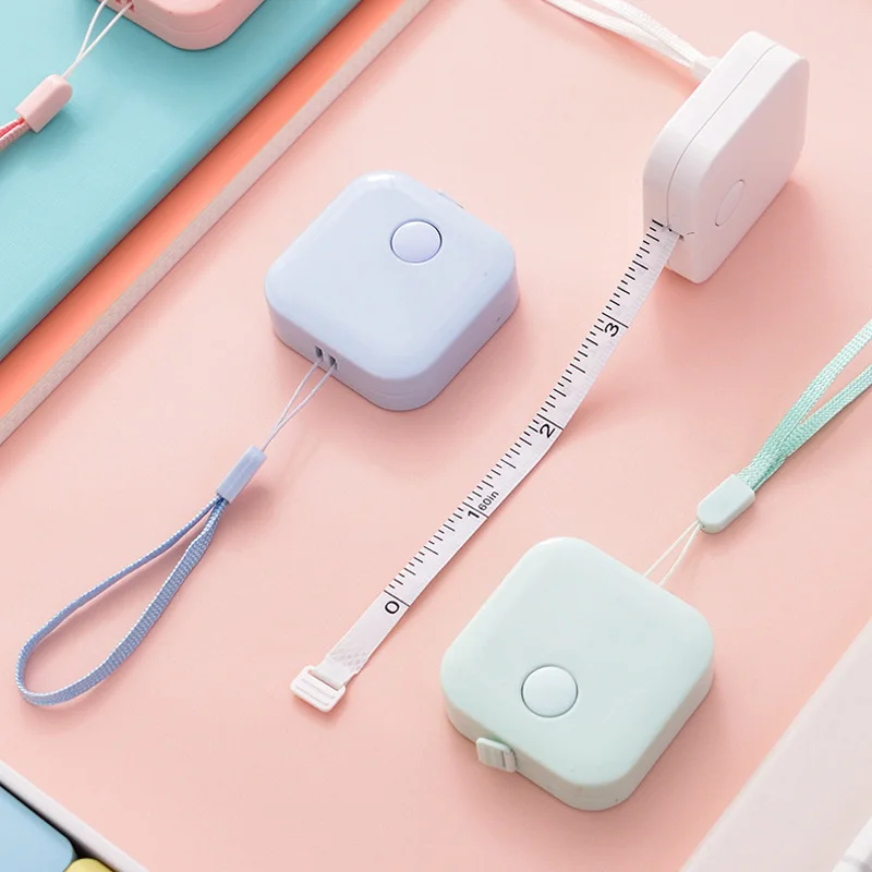 New Candy Color Keychain Tape Measure 1.5 Meters Quantity Clothing Size