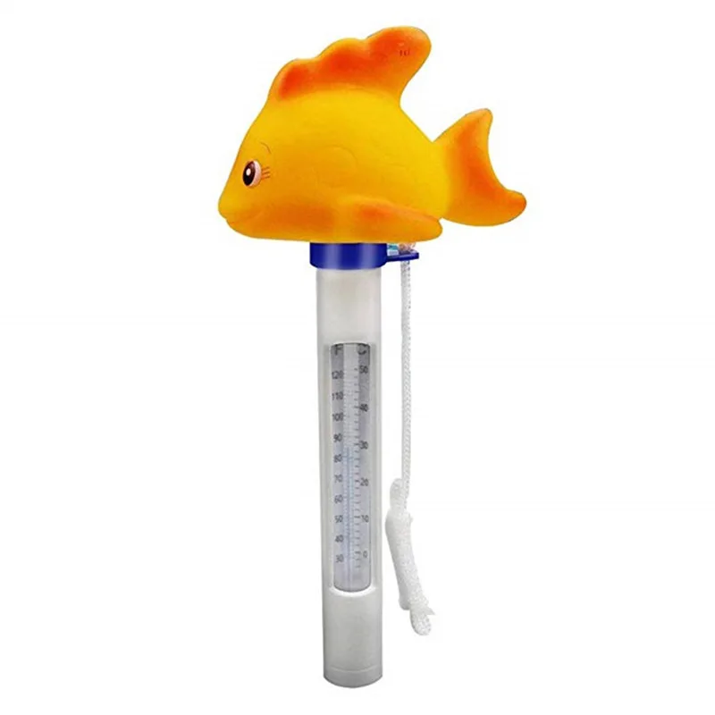 

Cartoon Floating Pool Thermometer Breakproof Thermometer for Outdoor Indoor Pools WWO66