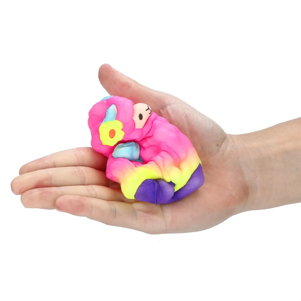 Squishies очаровательные Llamas медленно поднимающиеся фрукты Ароматические сжимающие игрушки для снятия стресса сжимаемые кавайные Мультяшные животные игрушки подарок для детей
