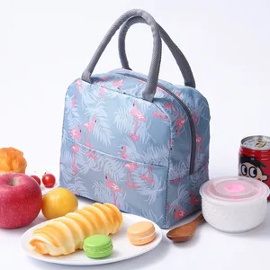 Bolsa de almuerzo con aislamiento térmico para mujer, bolsa de nevera portátil, bolso enfriador, bolsa de comida Kawaii para el trabajo