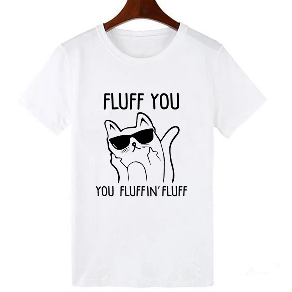 Funny Cat Wearing Sunglasses  Women T-shirt