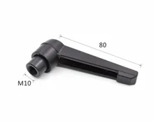 

2pcs Length:80mm M10mm Adjustable Fixed Handle Locking Screw Machine Tool Handle