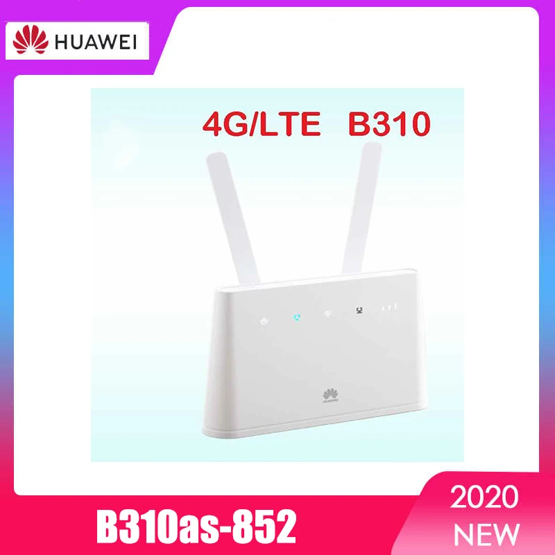 

Best Huawei B310as-852 150Mbps 4G LTE CPE WiFi Router Modem Plus 2Pcs Antenna