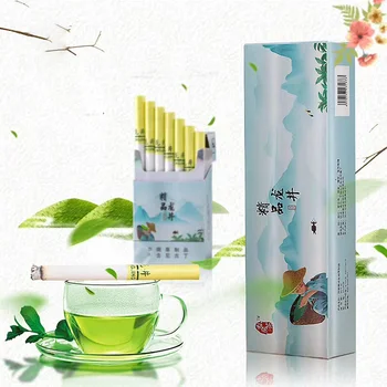 

Green tea Herbal cigarette Draws great Free shipping clearing lung No Nicotine & Tobacco Quit smoking No tar