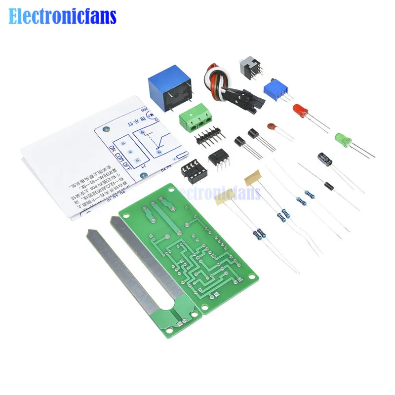 DIY контроллер влажности почвы модуль платы комплект автоматическое устройство орошения автоматический полив 5 В DC DIY Электронные производственные части