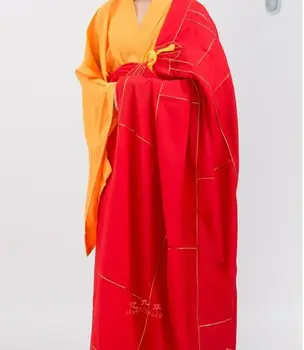 

Shaolin Kung Fu Dress Zen Meditation Kesa Monk Buddhist Priest Cassock Robe