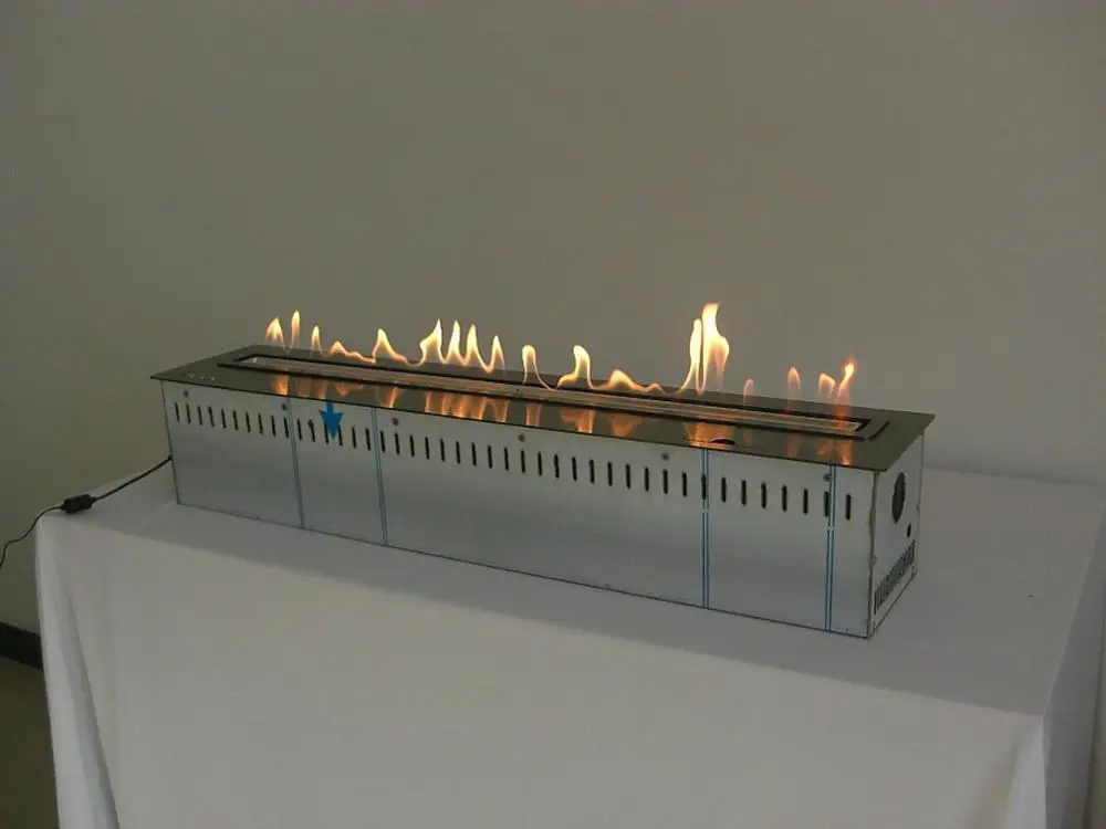 Inno-Fire 36 inch intelligent real flame bioethanol fuel burning fireplace