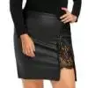 Skirt Women's Skirt Fashion Girls Leather Lace Uniform Pleated Short Skirt Faux Leather Womens Skirts Summer Fashion 2020 Skirt Women's Skirt Fashion Girls Leather Lace Uniform Pleated Short Skirt Faux Leather Womens Skirts Summer Fashion 2020