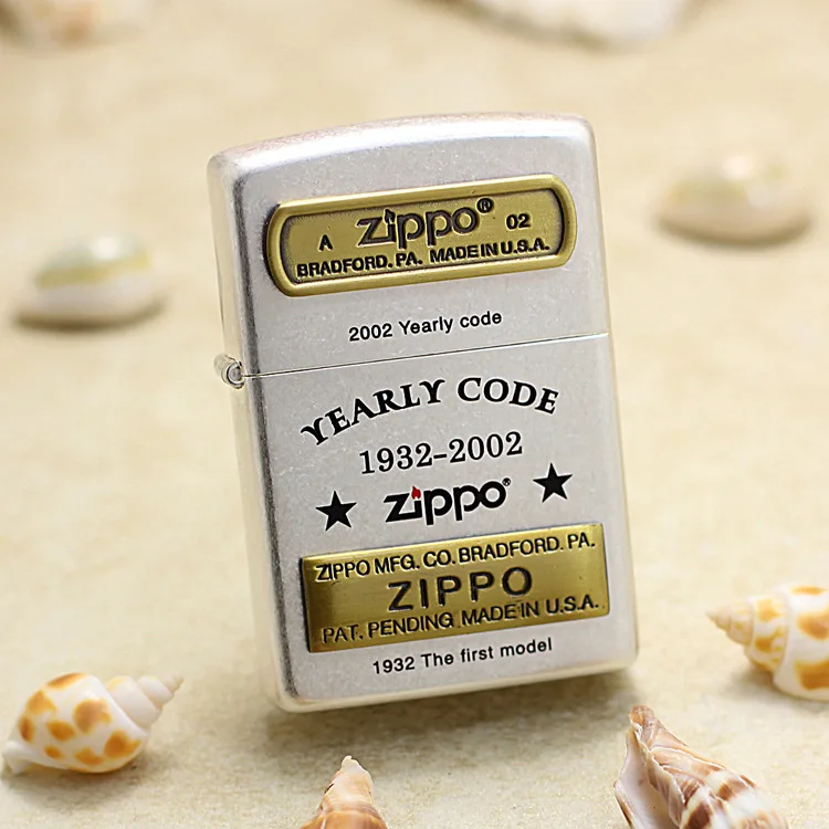 

Genuine Zippo oil lighter copper windproof Commemorative Edition cigarette Kerosene lighters Gift With anti-counterfeiting code