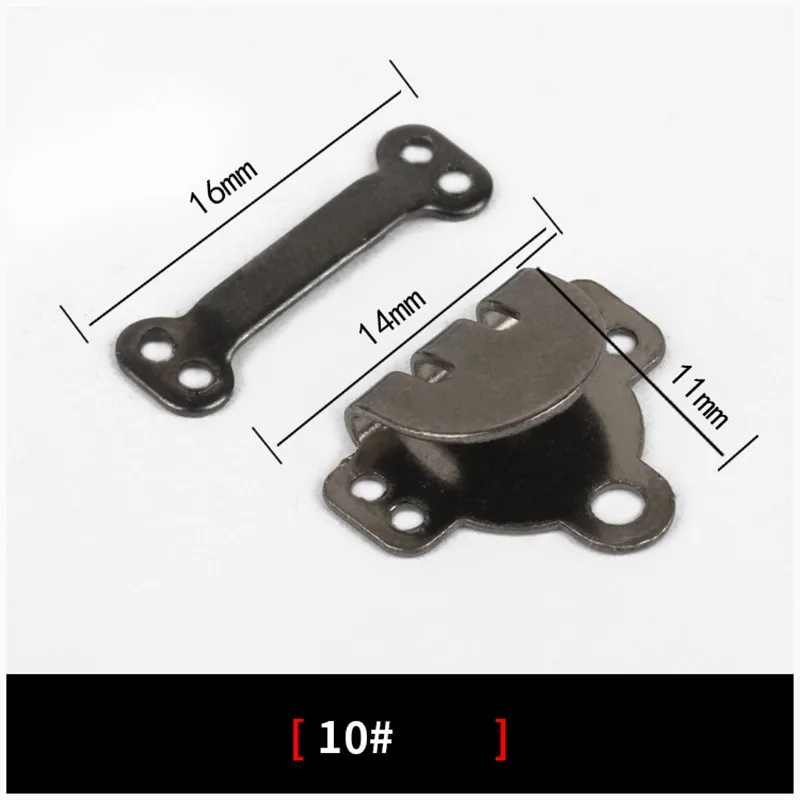 20 комплектов пистолет черный крючок и глаз крепеж одежды Крючок для брюк для платья юбка брюки бюстгальтер шитье DIY аксессуары для одежды - Цвет: 10