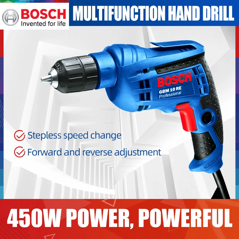 BOSCH GBM10RE 10mm Hand Drill Multi-functional