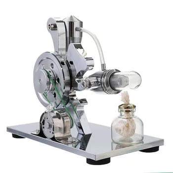 

Mini Upgrade Model Toys Air Stirling Engine Generator Motor Model Science Experiment Power Engine Learning Tool for Child Adult